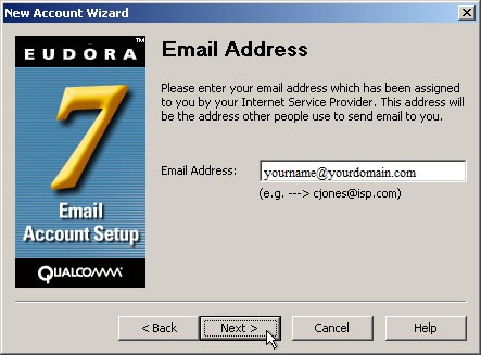 Eudora Setup Guide Step 3