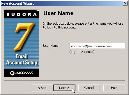 Eudora Setup Guide Step 4