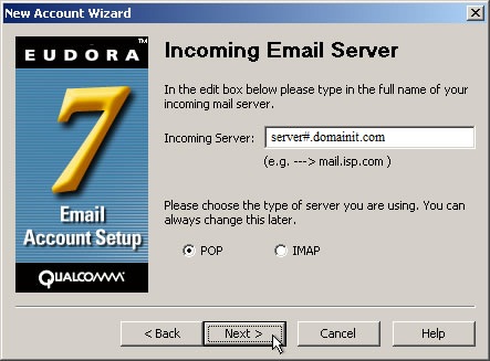 Eudora Setup Guide Step 5