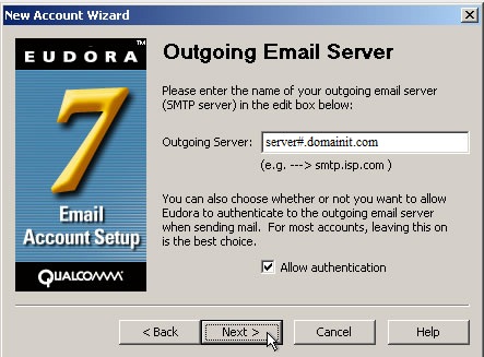 Eudora Setup Guide Step 6