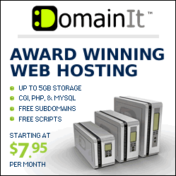 Award Winning Web Hosting; Just $7.95 a month.